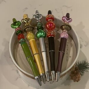 Handcrafted Beaded Pens